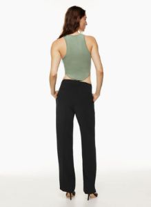 Aritzia Women's The Effortless Pant Lo-Rise in Black size 8 sold by Aritzia