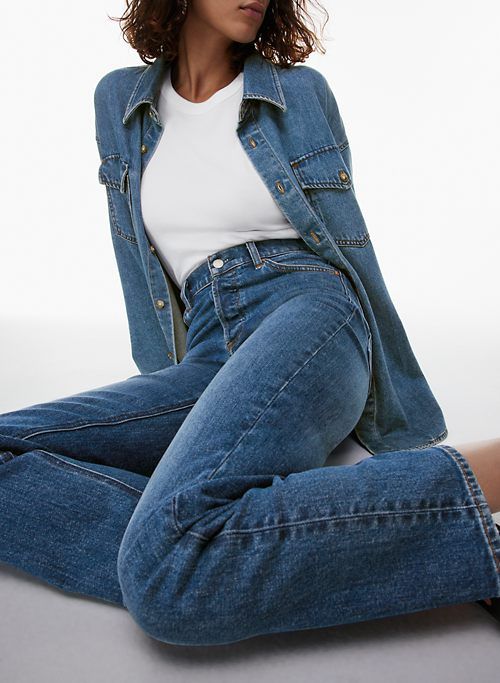 the arlo hi-rise straight jean sold by Aritzia product image thumbnail 5