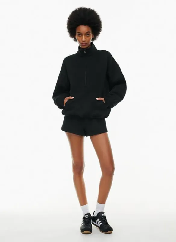 cozy fleece mega 1/2 zip sweatshirt sold by Aritzia