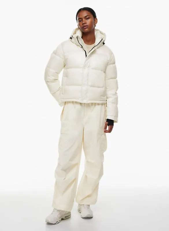 the super puff™ shorty sold by Aritzia