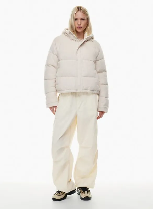 the super puff™ shorty sold by Aritzia