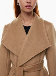 montage coat sold by Aritzia