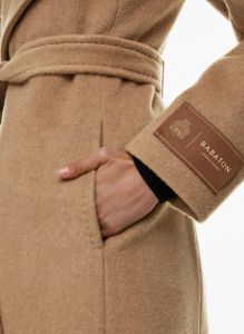 montage coat sold by Aritzia