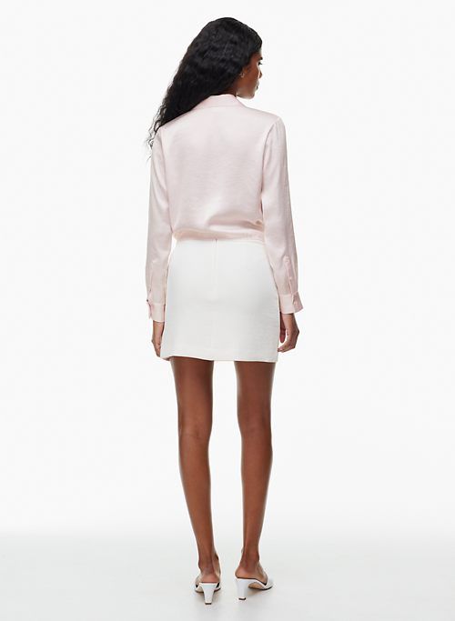 tie-front satin blouse sold by Aritzia product image thumbnail 5