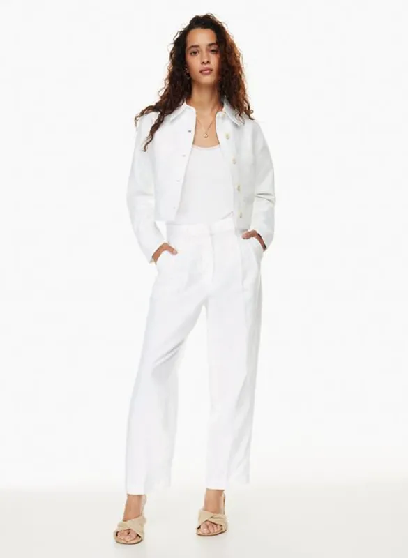 carrot linen pant sold by Aritzia