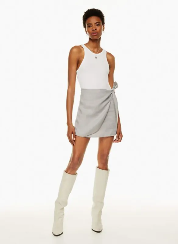 parthenon linen skirt sold by Aritzia