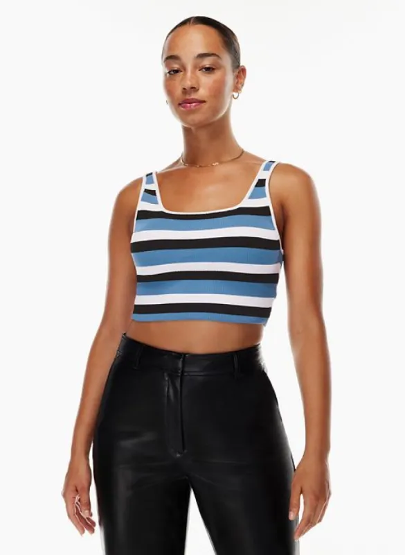 squareneck cropped tank sold by Aritzia