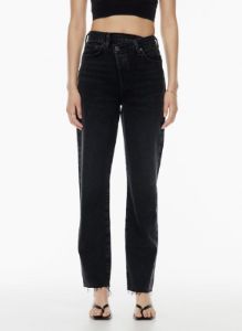 criss cross straight jean sold by Aritzia