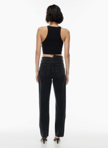 criss cross straight jean sold by Aritzia