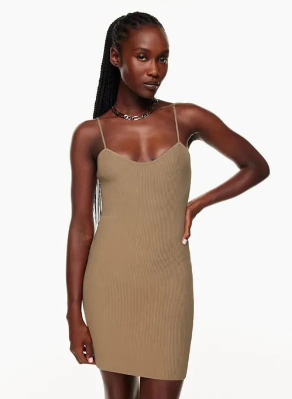 sculpt knit sweetheart dress sold by Aritzia
