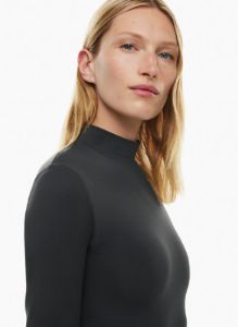 contour mockneck longsleeve bodysuit sold by Aritzia