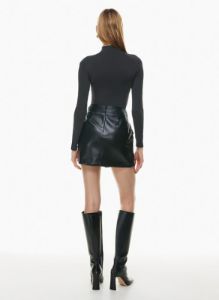 contour mockneck longsleeve bodysuit sold by Aritzia