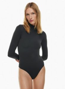contour mockneck longsleeve bodysuit sold by Aritzia