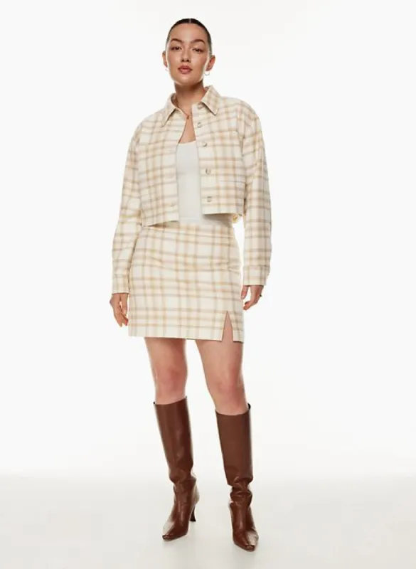 patio mini skirt sold by Aritzia