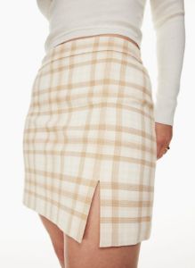 patio mini skirt sold by Aritzia