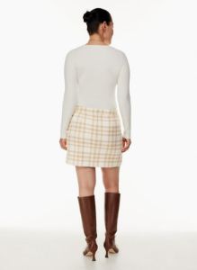 patio mini skirt sold by Aritzia