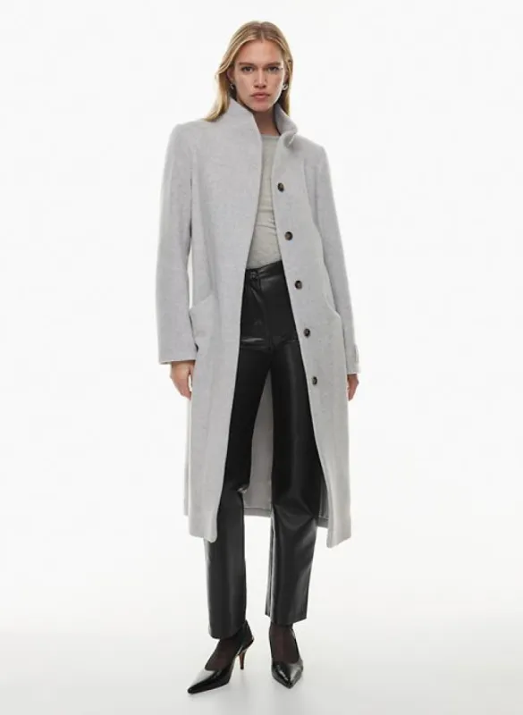 the cocoon long coat sold by Aritzia