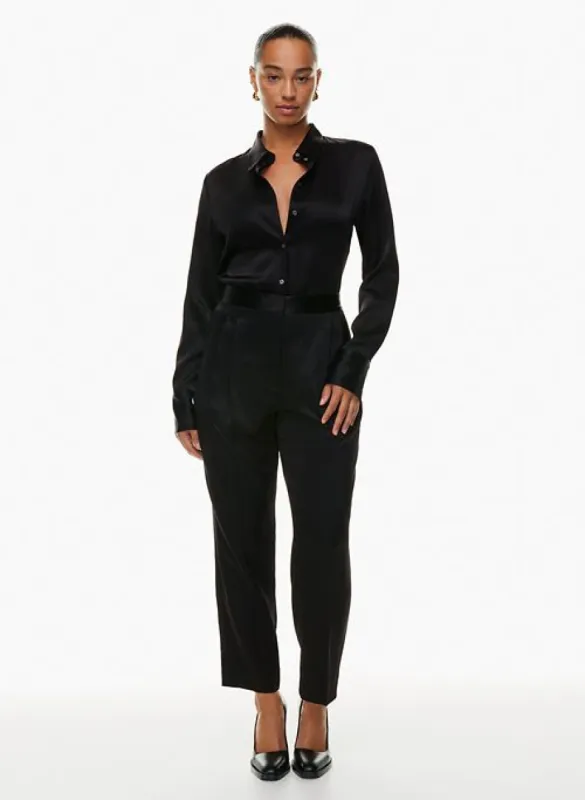 vogue satin pant sold by Aritzia
