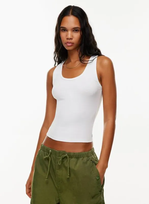 homestretch™ scoopneck tank sold by Aritzia