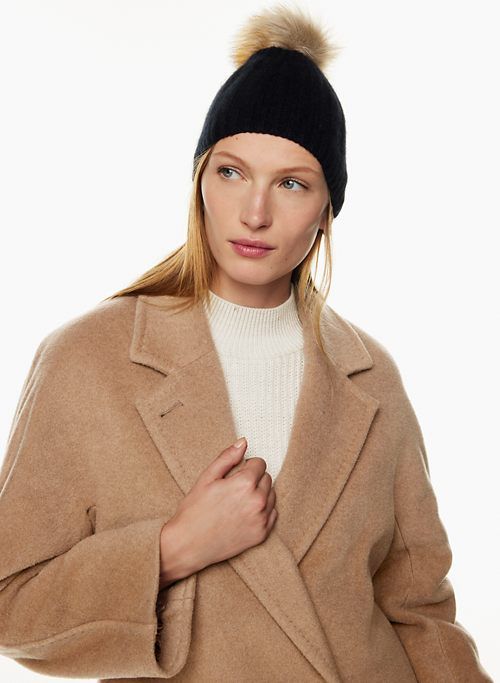 pom liteluxe cashmere beanie sold by Aritzia