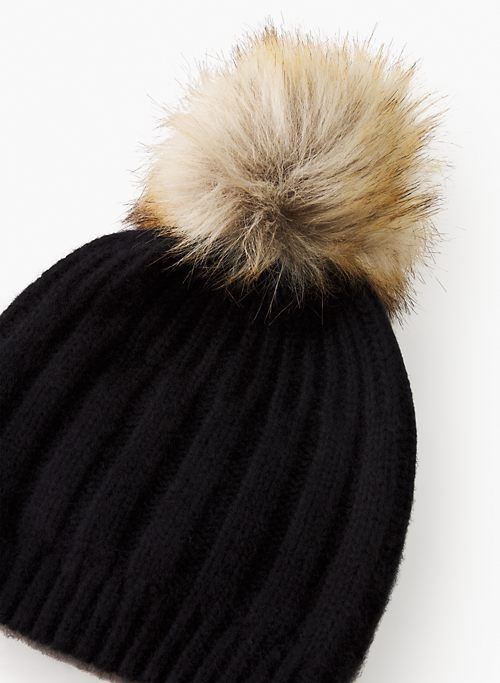 pom liteluxe cashmere beanie sold by Aritzia product image thumbnail 4