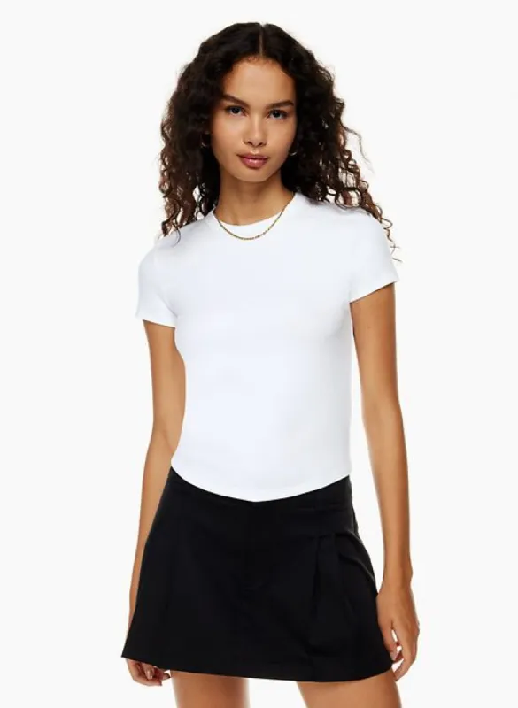 little ribbed hip t-shirt sold by Aritzia