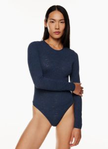 shapelace crew longsleeve bodysuit sold by Aritzia