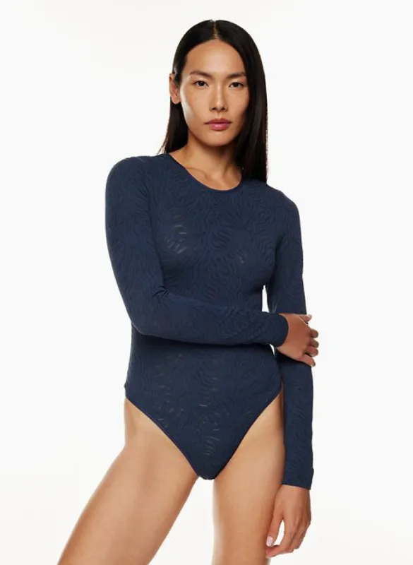 shapelace crew longsleeve bodysuit sold by Aritzia