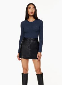 shapelace crew longsleeve bodysuit sold by Aritzia