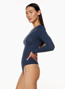 shapelace crew longsleeve bodysuit sold by Aritzia