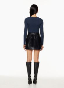 shapelace crew longsleeve bodysuit sold by Aritzia