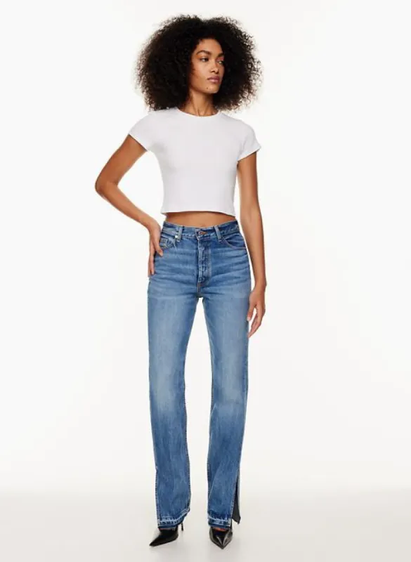 unraveled two jean sold by Aritzia