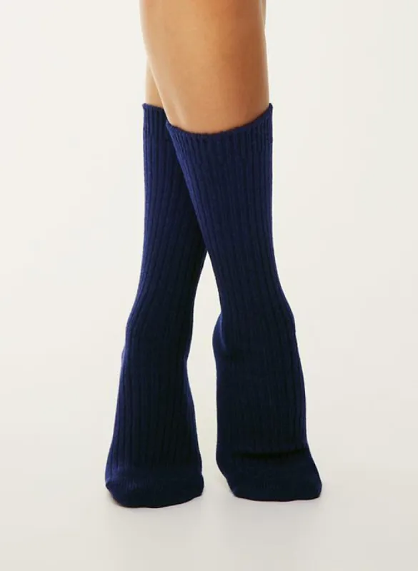 unwind crew sock sold by Aritzia