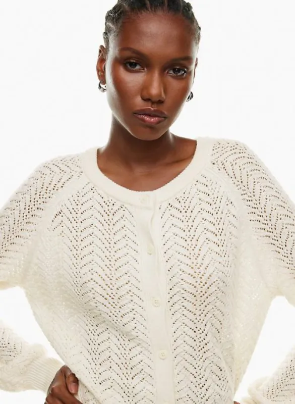 london cardigan sold by Aritzia
