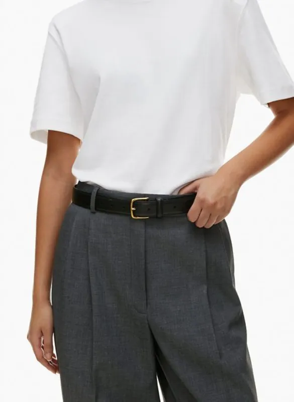 essential leather belt sold by Aritzia