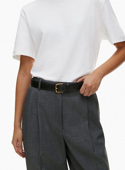 essential leather belt sold by Aritzia