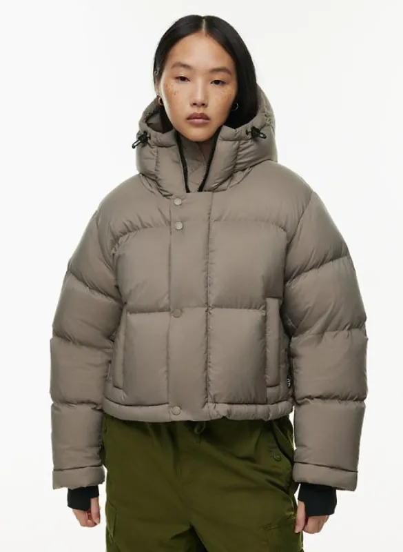 the supersize puff™ shorty sold by Aritzia