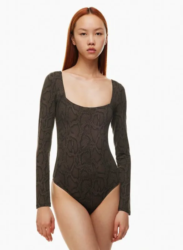 contour squareneck longsleeve bodysuit sold by Aritzia