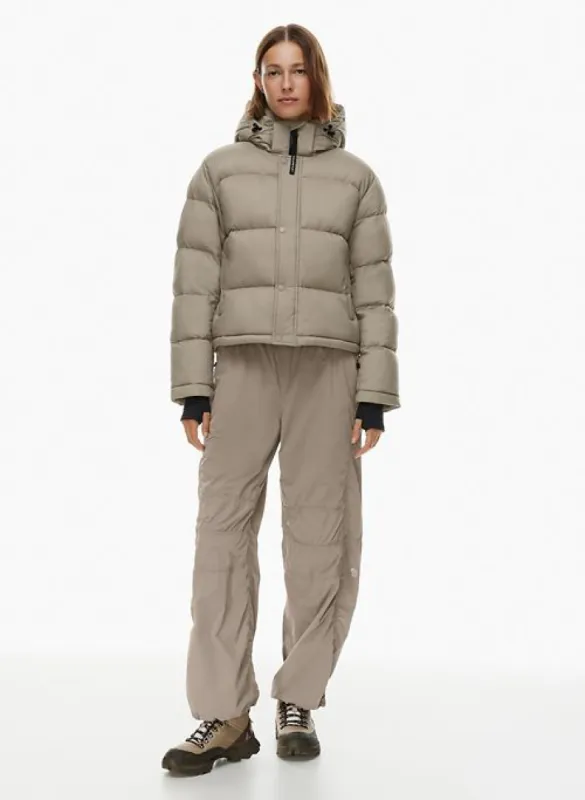 the super (re)puff™ shorty sold by Aritzia