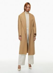 alcove double face coat sold by Aritzia