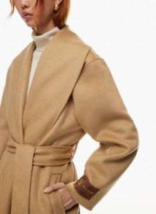 alcove double face coat sold by Aritzia