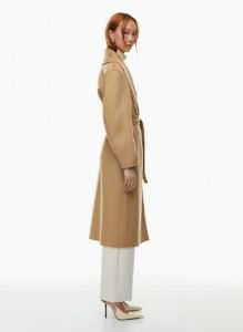 alcove double face coat sold by Aritzia