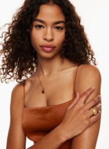magdalena satin dress sold by Aritzia