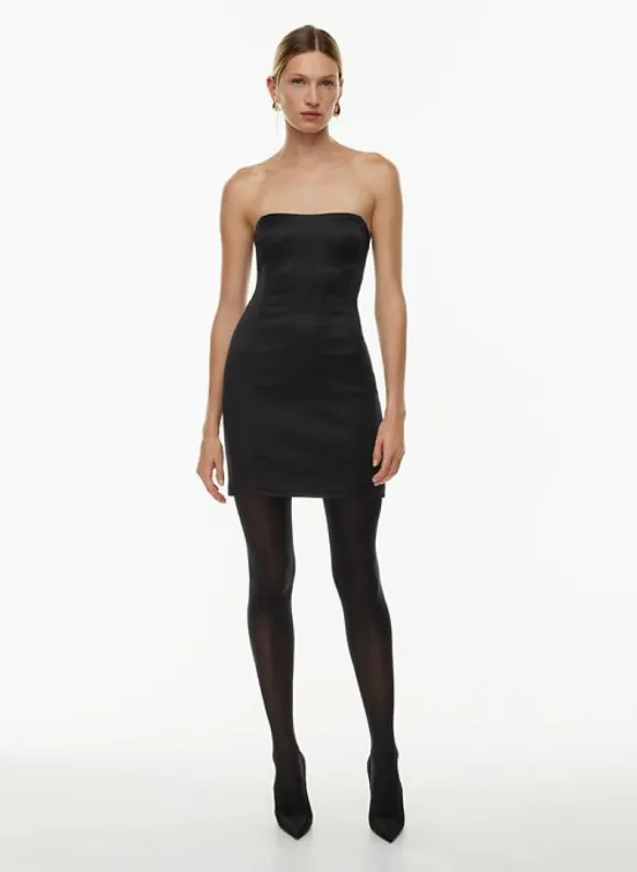 revenge satin dress sold by Aritzia