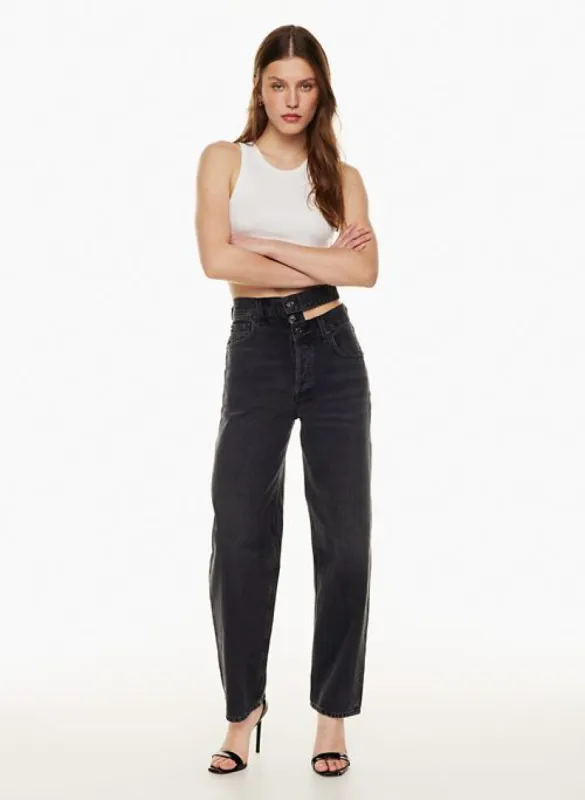 broken waistband jean sold by Aritzia