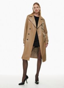 new tabloid trench coat sold by Aritzia