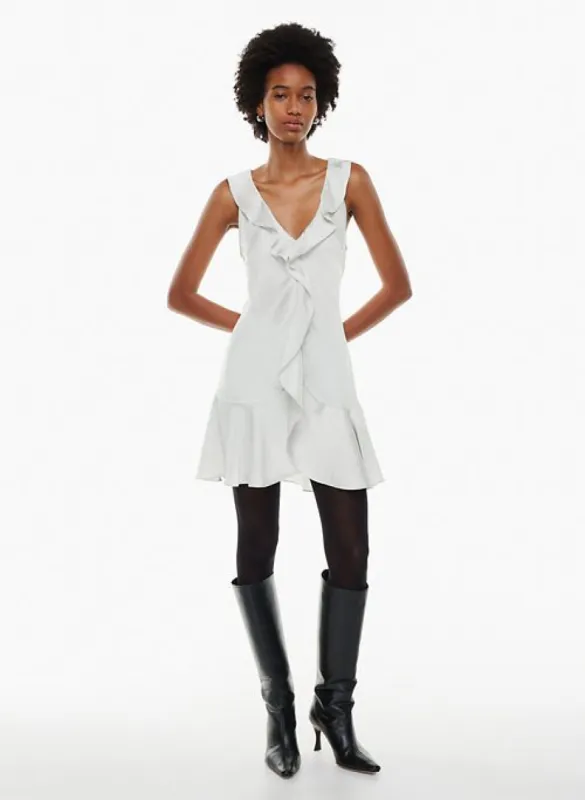 hera satin dress made by Aritzia