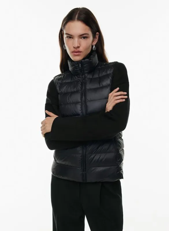 layer-up puffer vest sold by Aritzia