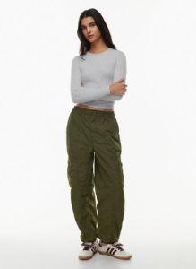 explore parachute pant sold by Aritzia