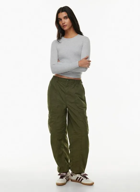 explore parachute pant sold by Aritzia